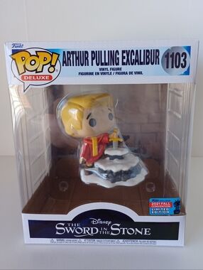 Disney Arthur Pulling Excalibur 1103 The Sword In The Stone Vinyl Funko Pop